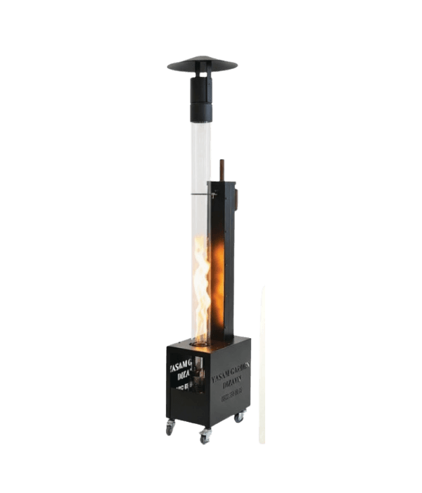 Kutulu Tekerlekli Füze Pelet Soba